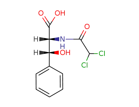 (2<i>R</i>,3<i>R</i>)-2-(2,2-dichloro-acetylamino)-3-hydroxy-3-phenyl-propionic acid