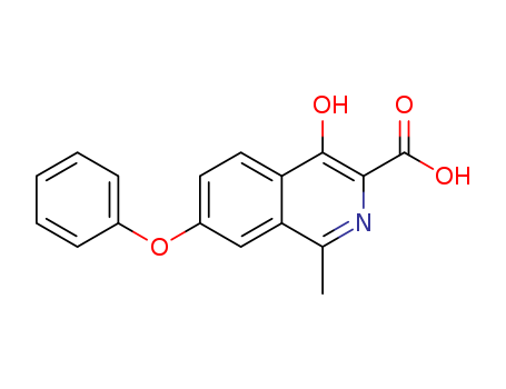 4-hydroxy-1-methyl-7-phenoxy-3-Isoquinolinecarboxylic acid