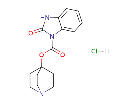 2-Oxo-2,3-dihydro-benzoimidazole-1-carboxylic acid 1-aza-bicyclo[2.2.2]oct-4-yl ester; hydrochloride