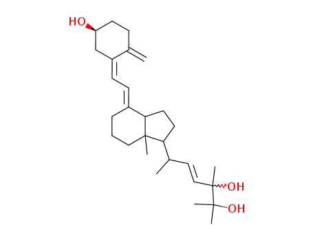 Molecular Structure of 58050-55-8 (24,25-Dihydroxy VitaMin D2)