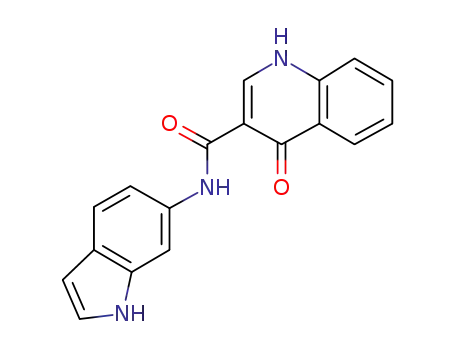 4-oxo-1,4-dihydroquinoline-3-carboxylic acid (1H-indol-6-yl)amide