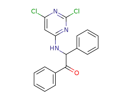 α-(2,6-dichloro-pyrimidin-4-ylamino)-deoxybenzoin