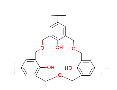 Molecular Structure of 76543-12-9 (p-(tert-butyl)hexahomotrioxacalix[3]arene)