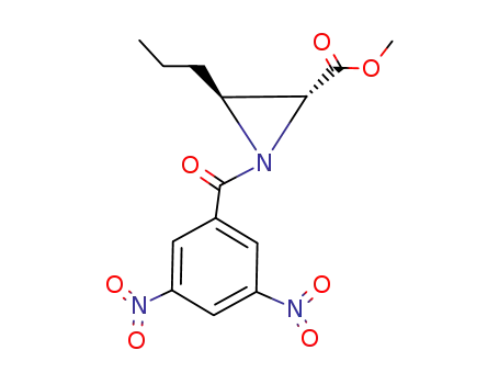 (2R,3S)-1-(3,5-Dinitro-benzoyl)-3-propyl-aziridine-2-carboxylic acid methyl ester
