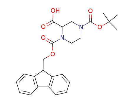1-(((9H-Fluoren-9-yl)methoxy)carbonyl)-4-(tert-butoxycarbonyl)piperazine-2-carboxylic acid