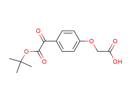 (4-carboxymethoxy-phenyl)-oxo-acetic acid <i>tert</i>-butyl ester