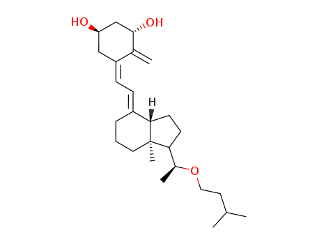 1,3-Cyclohexanediol,4-methylene-5-[(2E)-[(1S,3aS,7aS)-octahydro-7a-methyl-1-[(1S)-1-(3-methylbutoxy)ethyl]-4H-inden-4-ylidene]ethylidene]-,(1R,3S,5Z)- (9CI)