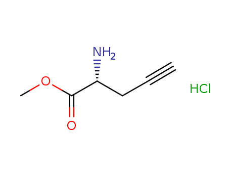 Methyl (2S)-2-amino-4-pentynoate HCl