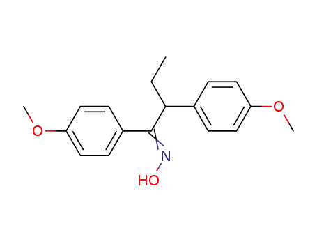 1,2-bis-(4-methoxy-phenyl)-butan-1-one oxime