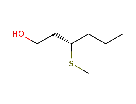 Molecular Structure of 90180-91-9 (1-Hexanol, 3-(methylthio)-, (S)-)