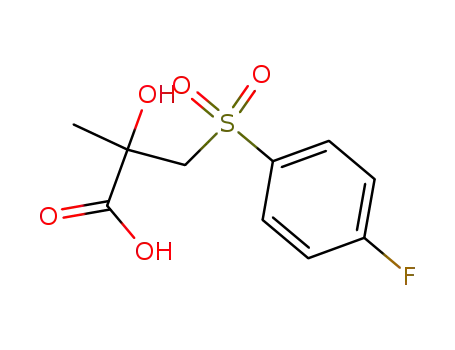 3-(4-플루오로벤젠설파이드)-2-하이드록실-2-메틸프로피온산