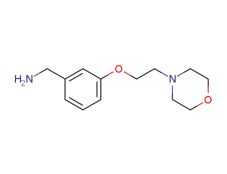 Molecular Structure of 857284-08-3 ([3-(2-MORPHOLINOETHOXY)PHENYL]METHYLAMINE)