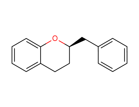 2H-1-Benzopyran, 3,4-dihydro-2-(phenylmethyl)-, (R)-