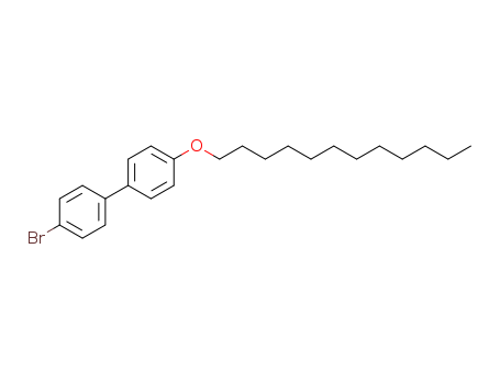 Molecular Structure of 138567-33-6 (1,1'-Biphenyl, 4-bromo-4'-(dodecyloxy)-)