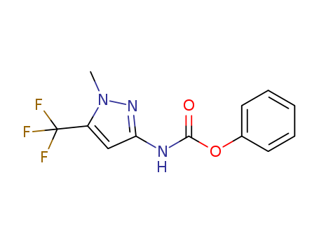phenyl (1-methyl-5-(trifluoromethyl)-1H-pyrazol-3-yl)carbamate