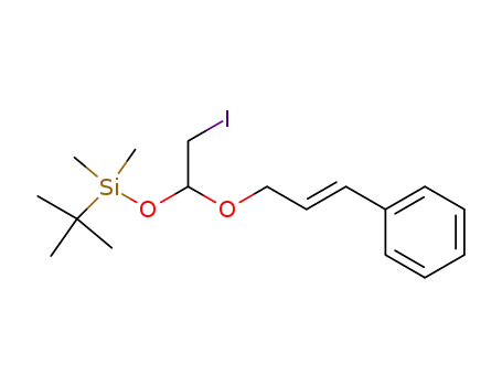 tert-Butyl-[2-iodo-1-((E)-3-phenyl-allyloxy)-ethoxy]-dimethyl-silane