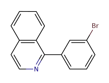 Molecular Structure of 936498-09-8 (1-(3-bromophenyl)isoquinoline)
