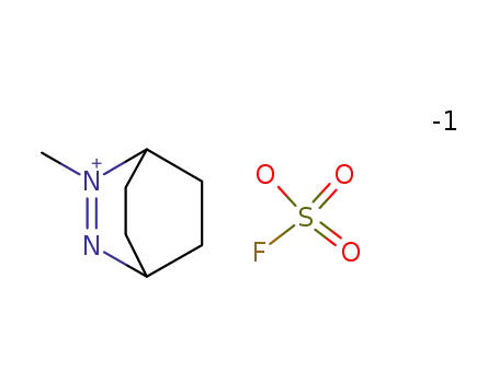 2-Methyl-2,3-diazabicyclo<2.2.2>oct-2-enylium fluorosulfonate