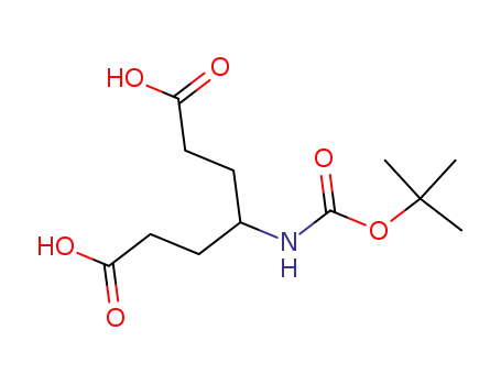 Molecular Structure of 848242-88-6 (4-(N-Boc-amino)-1,6-heptanedioic acid)