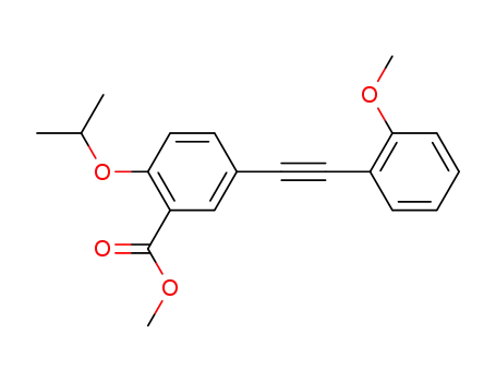 2-Isopropoxy-5-(2-methoxy-phenylethynyl)-benzoic acid methyl ester
