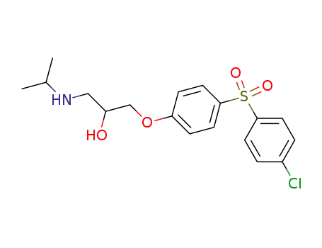 2-Propanol,
1-[4-[(4-chlorophenyl)sulfonyl]phenoxy]-3-[(1-methylethyl)amino]-
