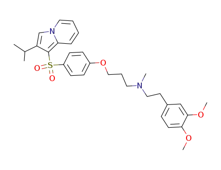 Molecular Structure of 114432-13-2 (Fantofarone)