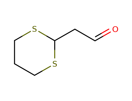 Molecular Structure of 57688-55-8 (1,3-Dithiane-2-acetaldehyde)
