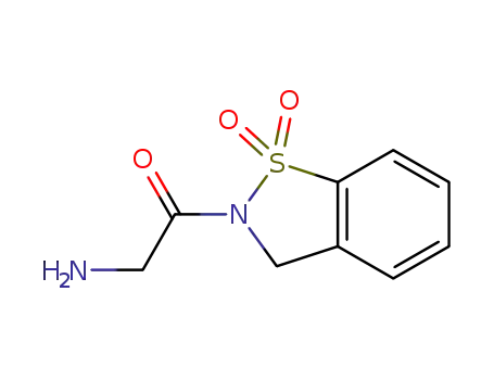 2-amino-1-(1,1-dioxidobenzo[d]isothiazol-2(3H)-yl)ethanone