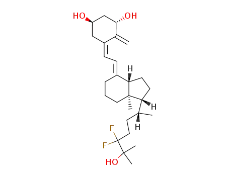 Molecular Structure of 72696-49-2 (24,24-difluoro-1,25-dihydroxyvitamin D3)