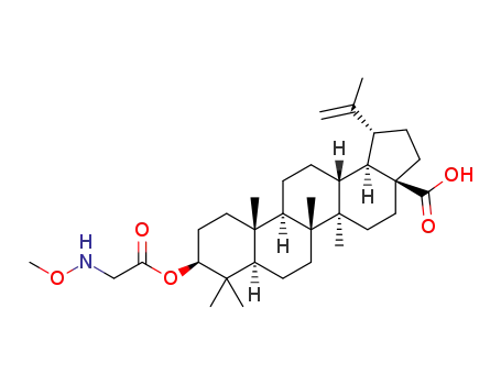 (3S)-O-(N-methoxyglycyl)betulinic acid