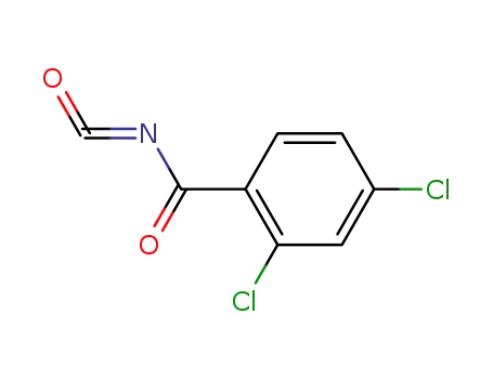 Molecular Structure of 3998-28-5 (Benzoyl isocyanate, 2,4-dichloro-)