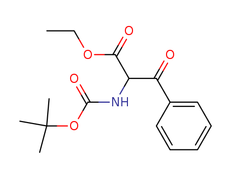 2-tert-Butoxycarbonylamino-3-oxo-3-phenyl-propionic acid ethyl ester