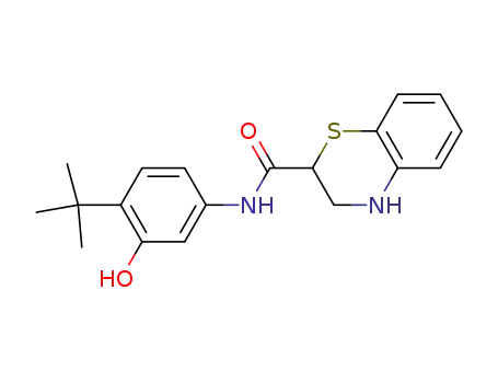 N-(4-tert-butyl-3-hydroxy-phenyl)-3,4-dihydro-2H-1,4-benzothiazine-2-carboxamide