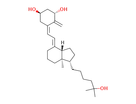Molecular Structure of 141300-55-2 (1,25-dihydroxy-21-norvitamin D3)