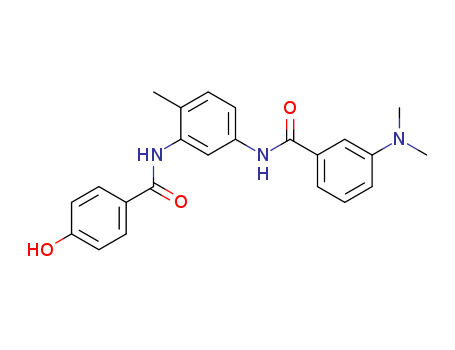 3-(dimethylamino)-N-(3-(4-hydroxybenzamido)-4-methylphenyl)benzamide(208260-29-1)