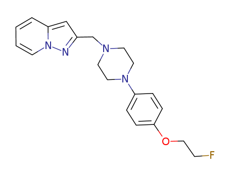 Pyrazolo[1,5-a]pyridine, 2-[[4-[4-(2-fluoroethoxy)phenyl]-1-piperazinyl]methyl]-