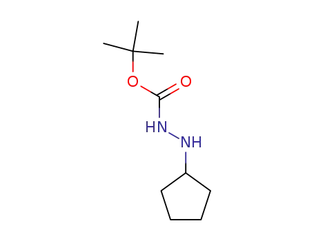 Molecular Structure of 646071-31-0 (Hydrazinecarboxylic acid, 2-cyclopentyl-, 1,1-dimethylethyl ester (9CI))
