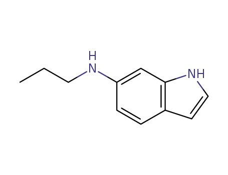 Molecular Structure of 1378801-54-7 (N-propyl-1H-indol-6-amine)