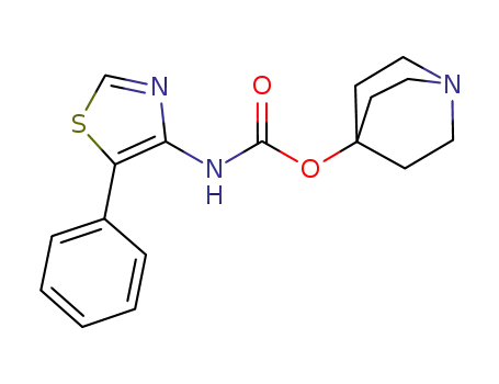 1-azabicyclo[2.2.2]oct-4-yl (5-phenyl-1,3-thiazol-4-yl)carbamate