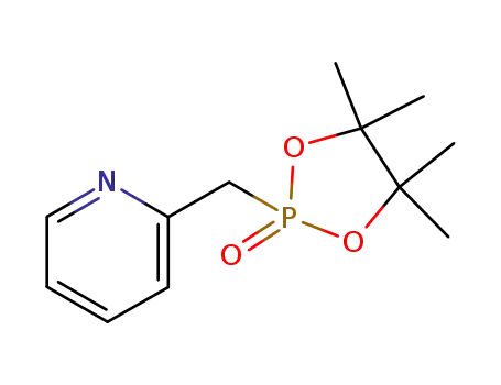 2-(4,4,5,5-Tetramethyl-2-oxo-2λ<sup>5</sup>-[1,3,2]dioxaphospholan-2-ylmethyl)-pyridine