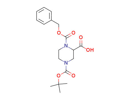 1-Boc -4-Cbz-2-piperazine carboxylic acid cas no. 126937-41-5 98%