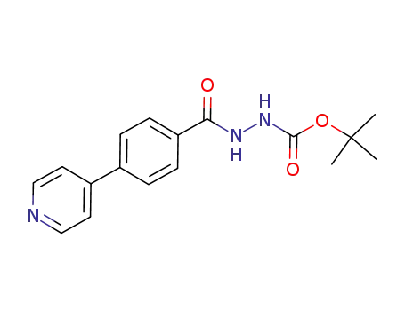 1,1-dimethylethyl 2-{[4-(4-pyridinyl)phenyl]carbonyl}hydrazinecarboxylate