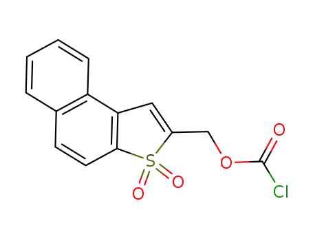 (3,3-Dioxidonaphtho[2,1-b]thien-2-yl)methyl carbonochloridate