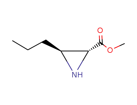 Molecular Structure of 127127-37-1 (2-Aziridinecarboxylicacid,3-propyl-,methylester,(2R-trans)-(9CI))