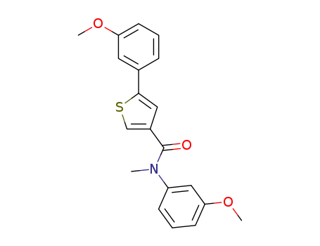 N,5-bis(3-methoxyphenyl)-N-methylthiophene-3-carboxamide