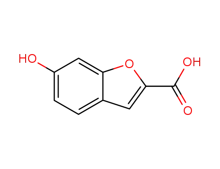 Molecular Structure of 334022-87-6 (6-HYDROXY-BENZOFURAN-2-CARBOXYLIC ACID)