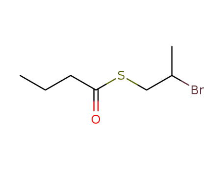 thiobutyric acid <i>S</i>-(2-bromo-propyl ester)