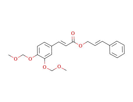 2-Propenoic acid, 3-[3,4-bis(methoxymethoxy)phenyl]-,
(2E)-3-phenyl-2-propenyl ester, (2E)-