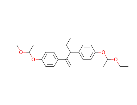 Benzene,
1,1'-[1-ethyl-2-methylene-1,2-ethanediyl]bis[4-(1-ethoxyethoxy)-