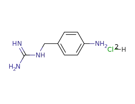 Molecular Structure of 774227-01-9 (1-(4-AMINOBENZYL)GUANIDINE HYDROCHLORIDE)